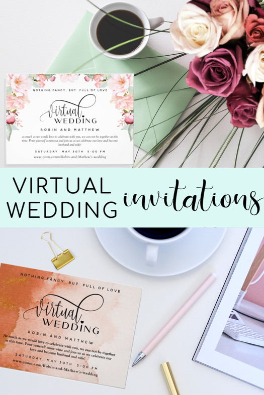 Virtual Wedding Invitations