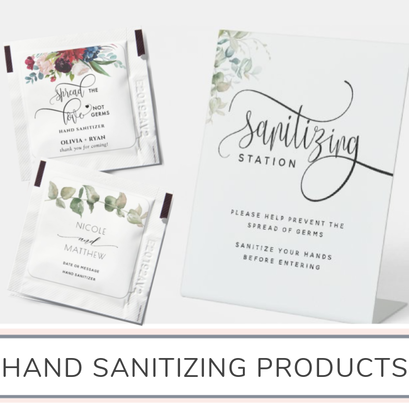Event's Hand Sanitizing Products