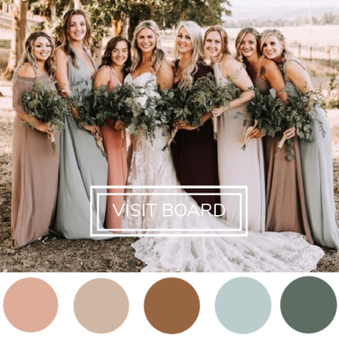 Neutral Tone Wedding Color Palette