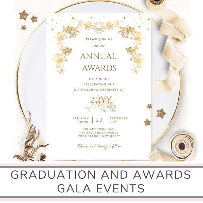 Graduation and Awards Gala Event Products