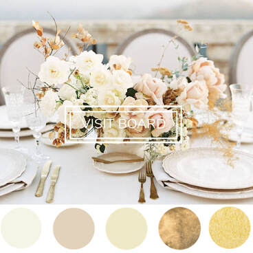 Champagne and Gold Wedding Color Palette