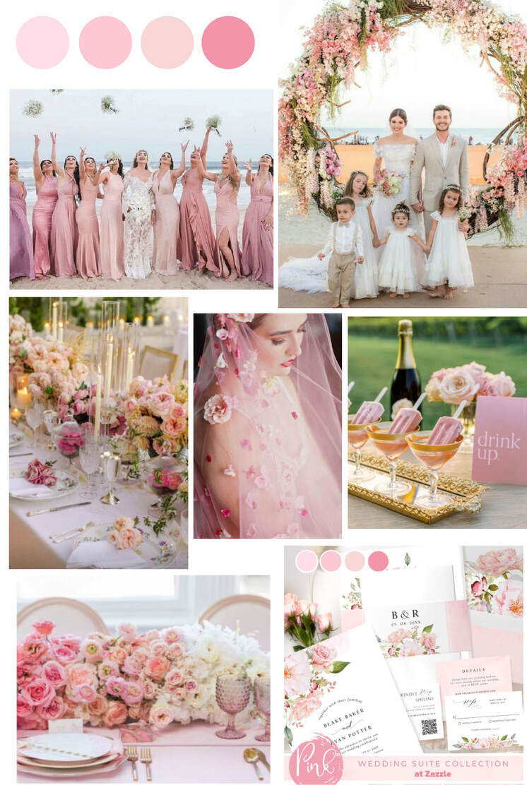 Pink wedding theme