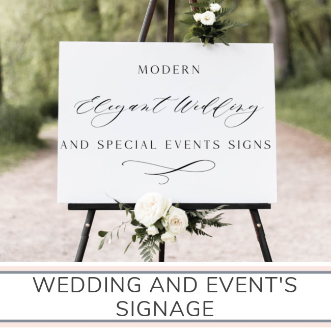 Wedding and Event's Signage